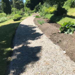 Pose de gravier blanc pour allée-chemin Juvisy-sur-Orge